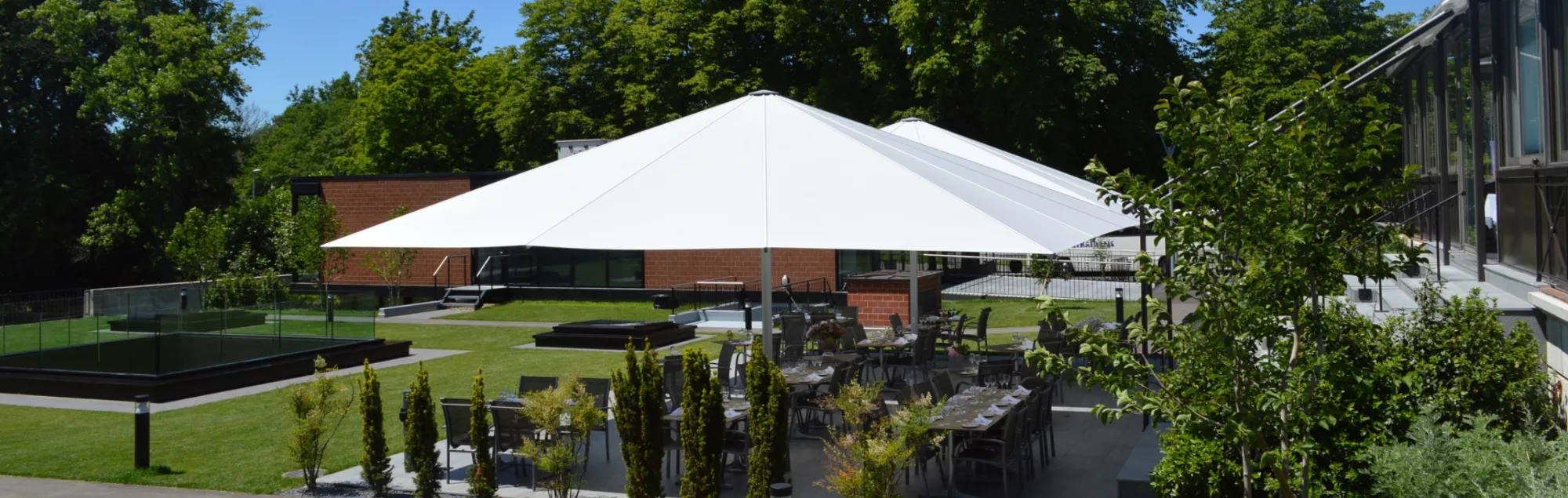 terrasse au restaurant à Genève